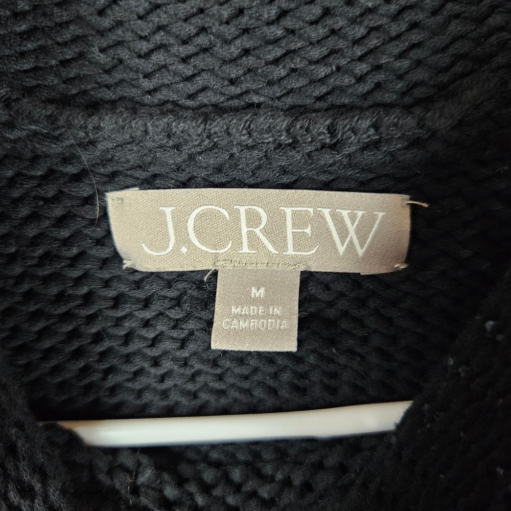 J. Crew Women's Gray Mock Neck Sleeveless Knit Sweater Vest‎ Size M - Picture 5 of 9